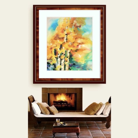 XXL OOAK Aspen Trees - Original painting by Kathy Morton Stanion - Picture 4 of 7